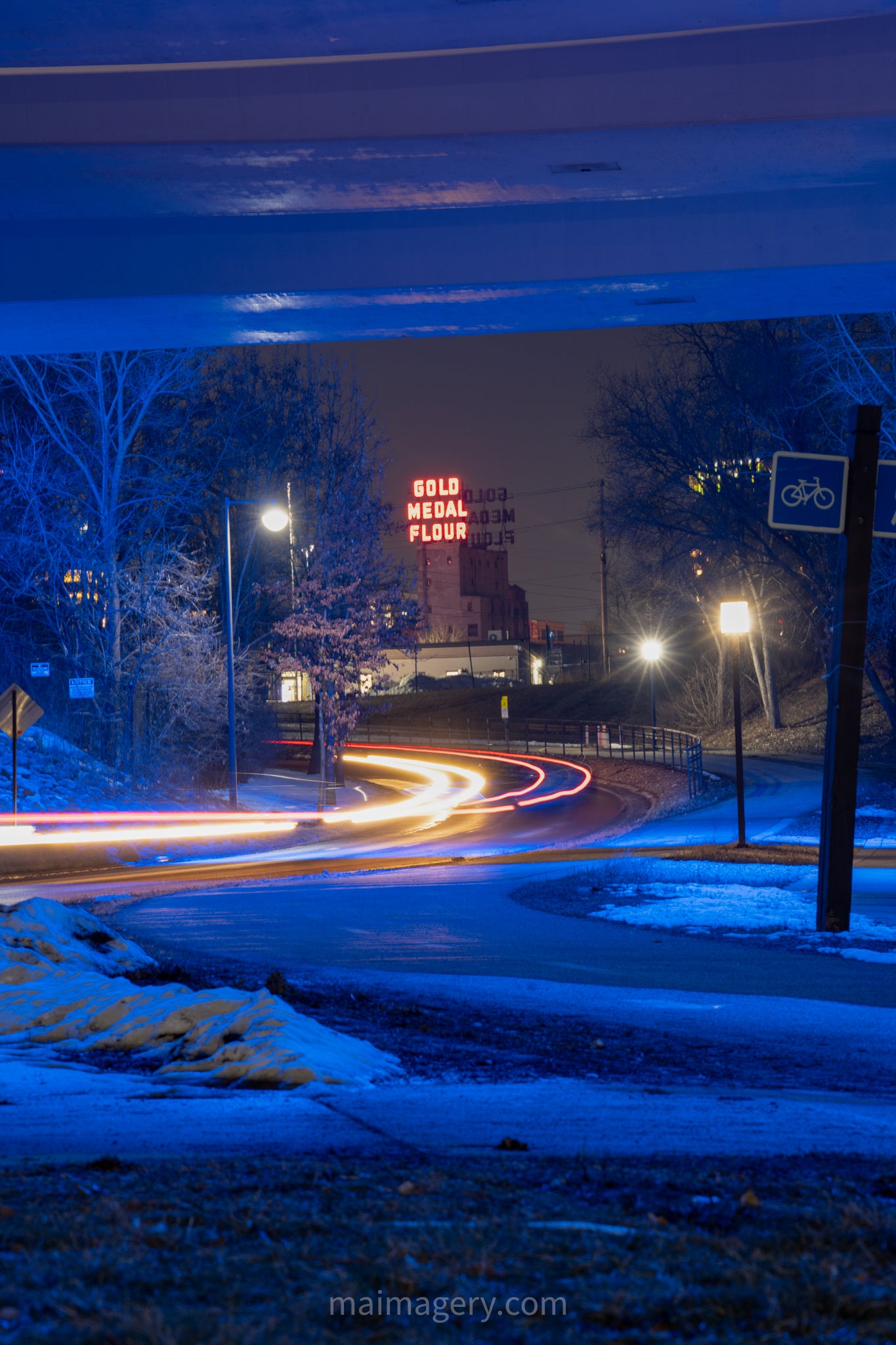 Gold Medal Flour through the 35W Blues