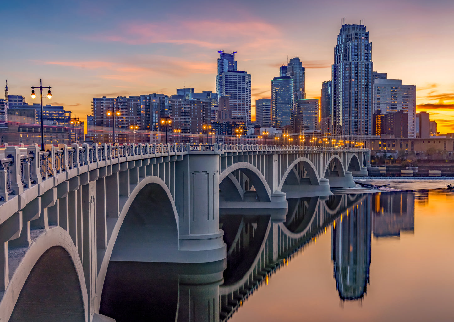 3rd Ave Bridge from Deck - Minneapolis