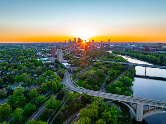 Spring Sunset in Minneapolis