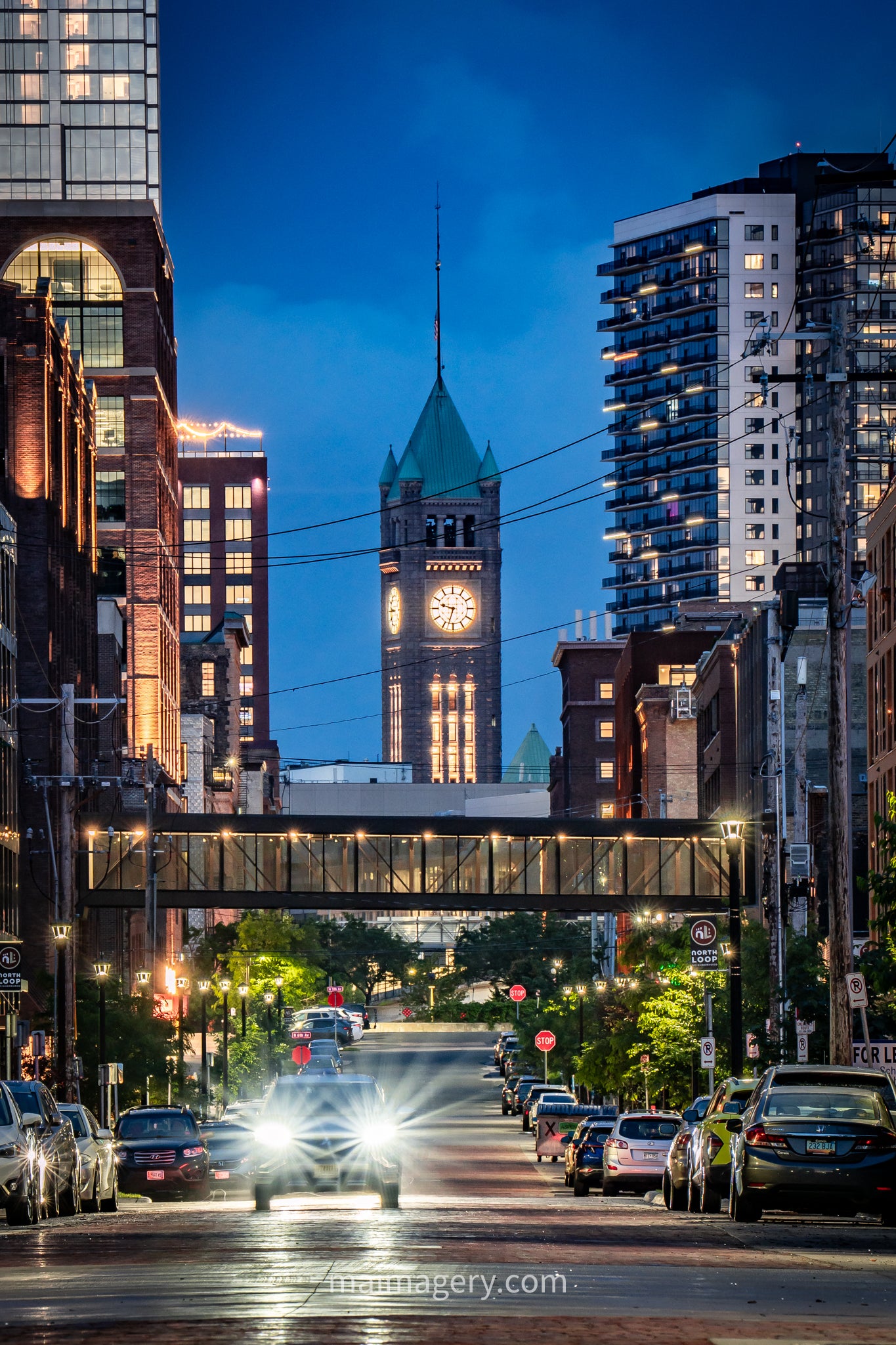 Minneapolis City Hall at Blue Hour