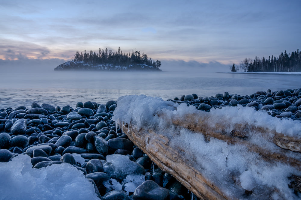 Frozen Log and Ellingson Island