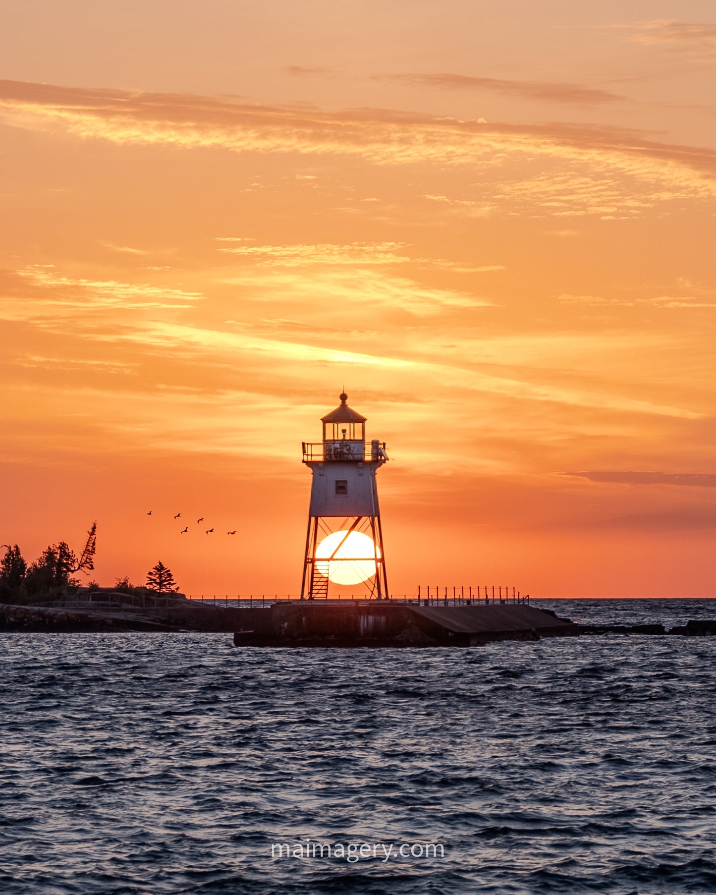 A Perfect Sunrise in Grand Marais