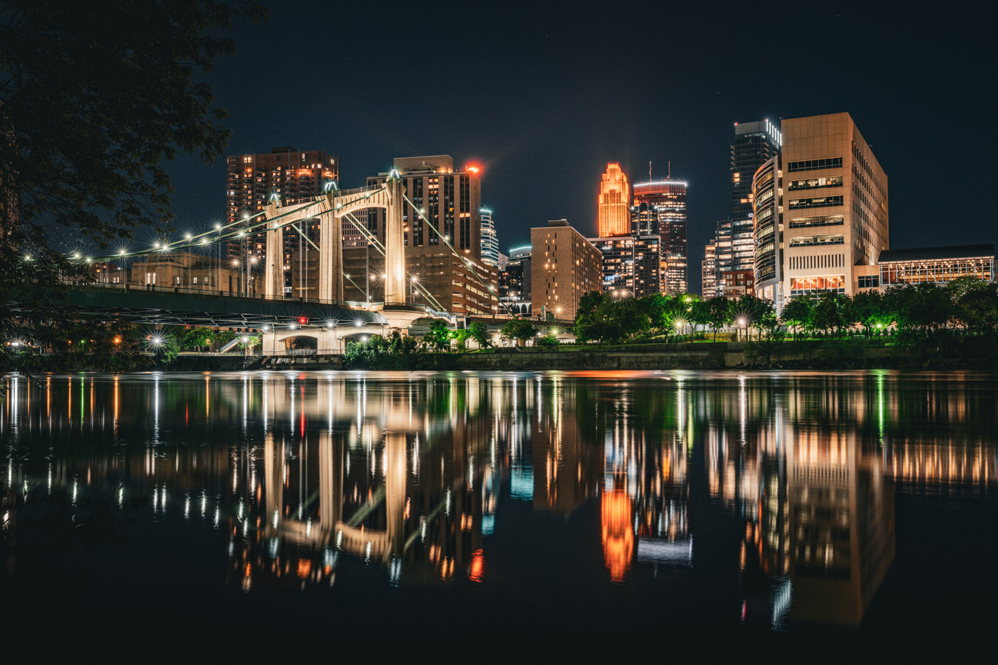 Minneapolis Skyline from Nicollet Island