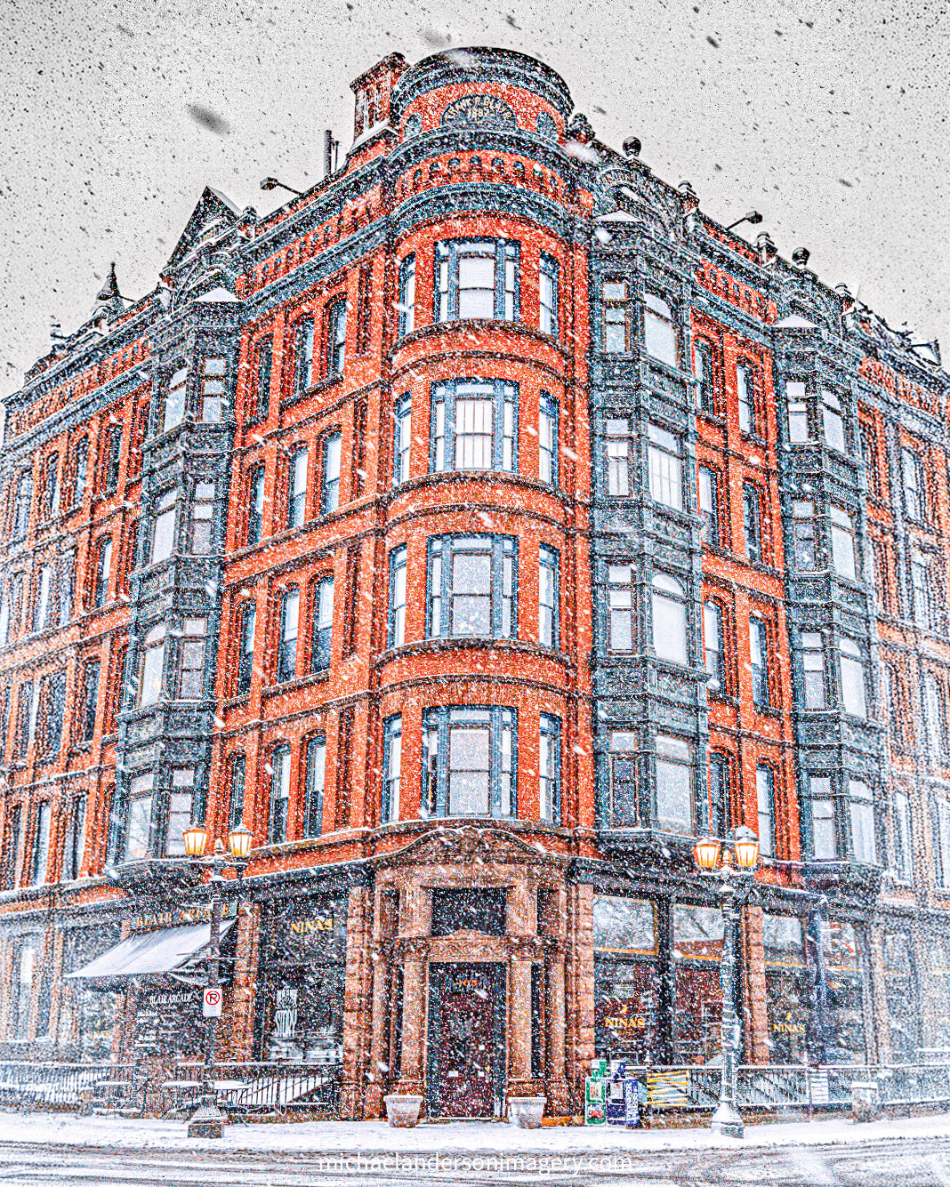 Cathedral Hill in the Snow