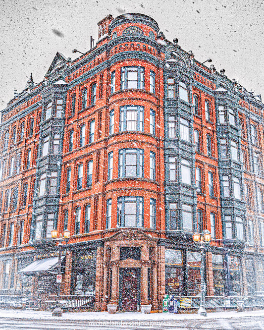 Cathedral Hill in the Snow