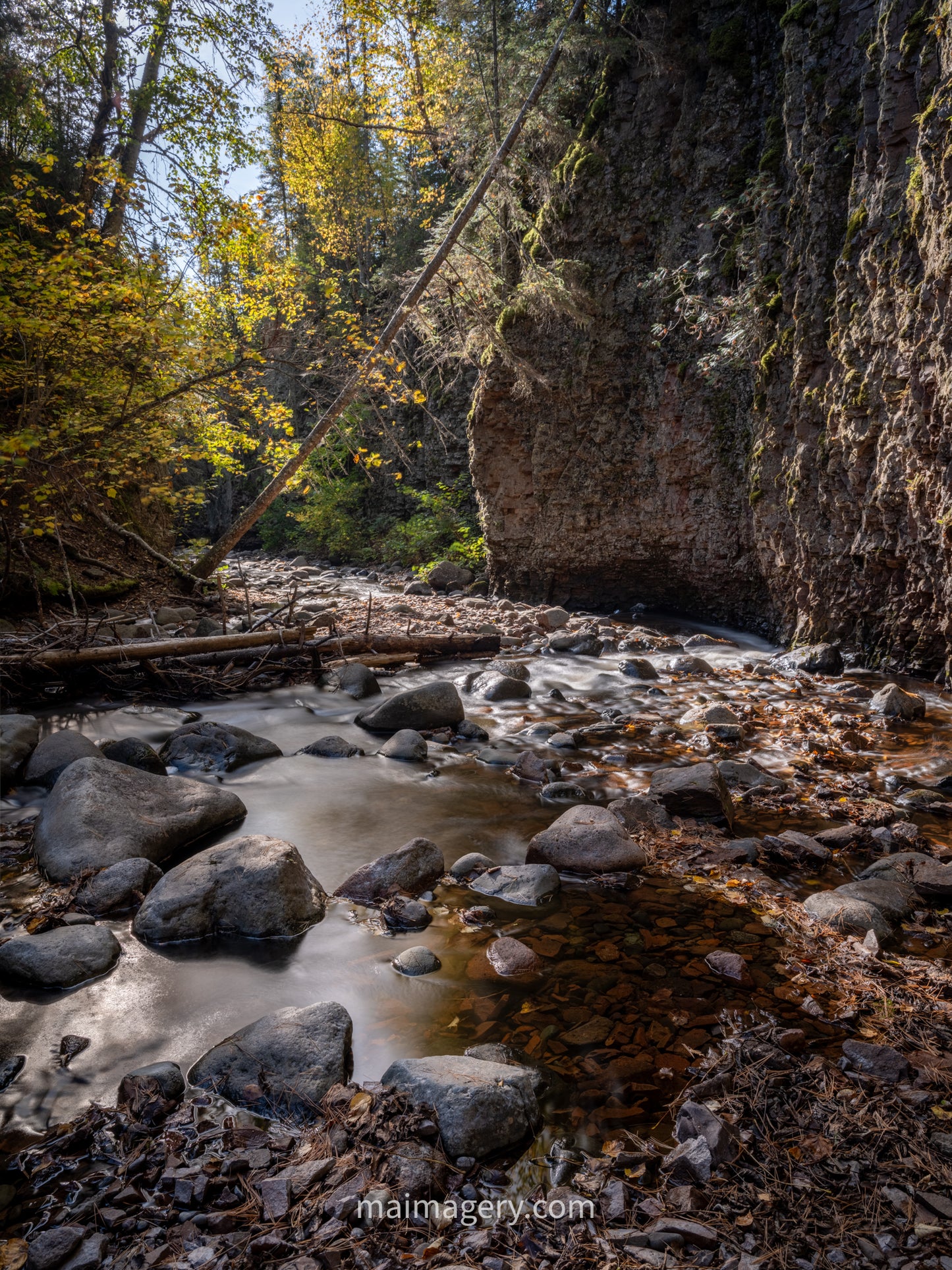 Lake Superior Tributary in Autumn