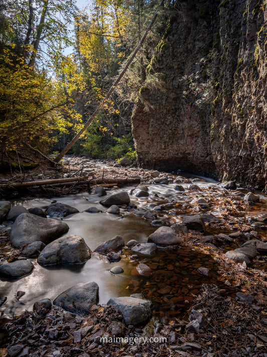 Lake Superior Tributary in Autumn