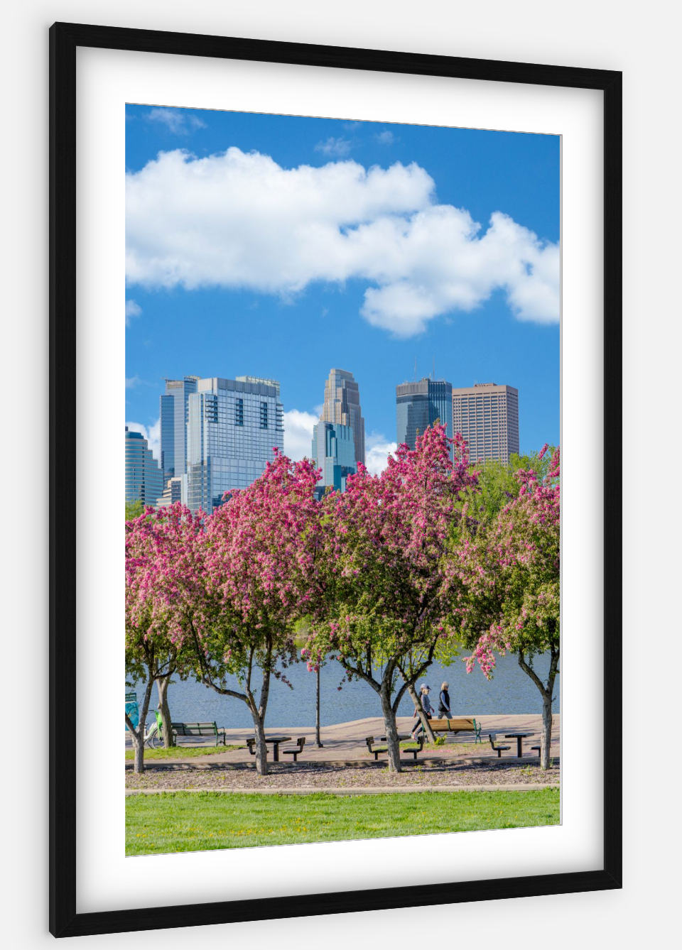 Springtime at Boom Island in Minneapolis
