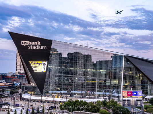 Flyover at US Bank Stadium Vikings Home Opener