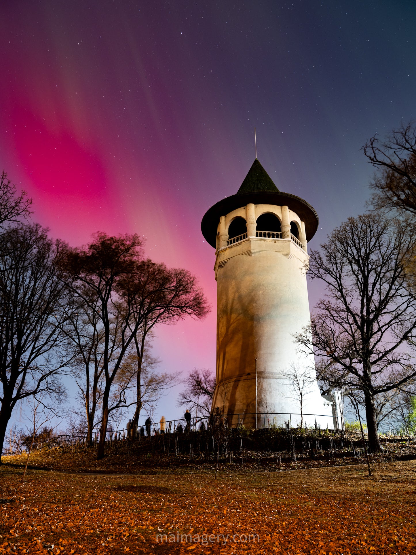 Northern Lights Pillars at the Witch's Tower
