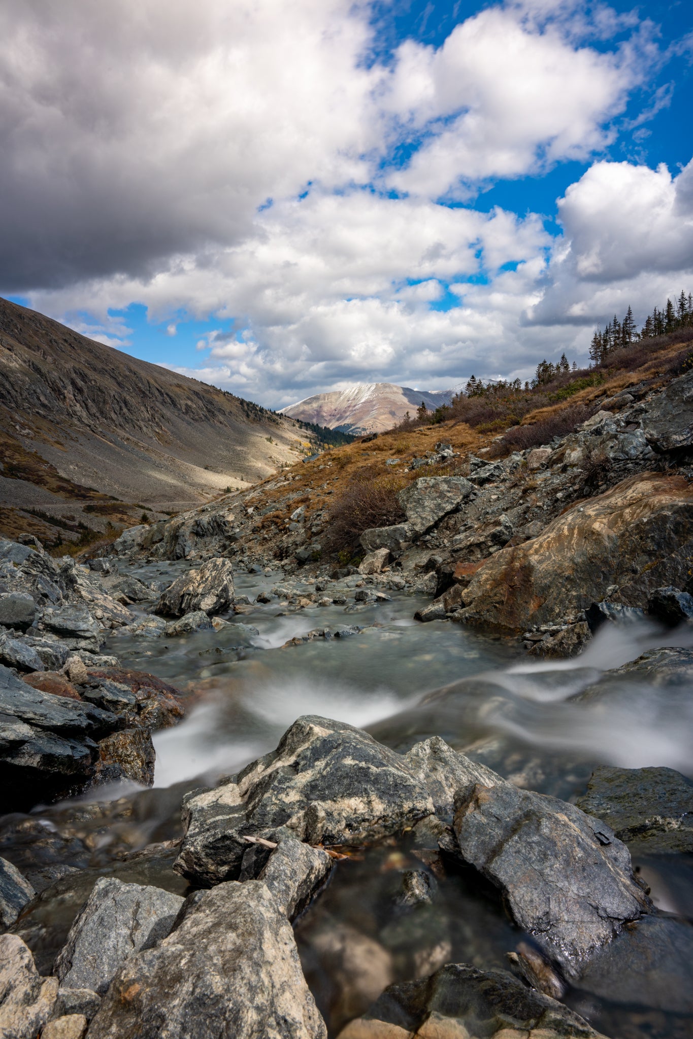 Waterfall at Blue Lakes near Breckenridge, CO