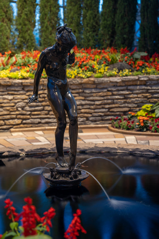 Play Days Sculpture at the Marjorie McNeely Conservatory