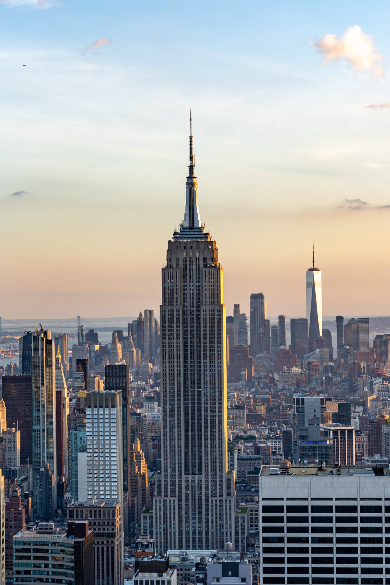 Empire State at Sunset - Portrait