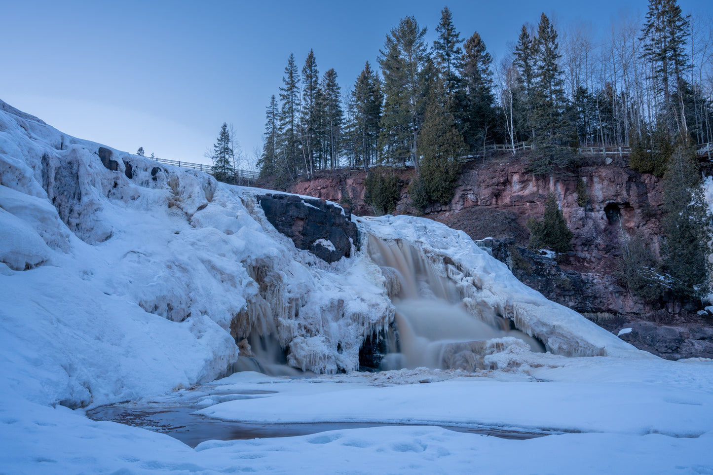 Profile View of Gooseberry Falls