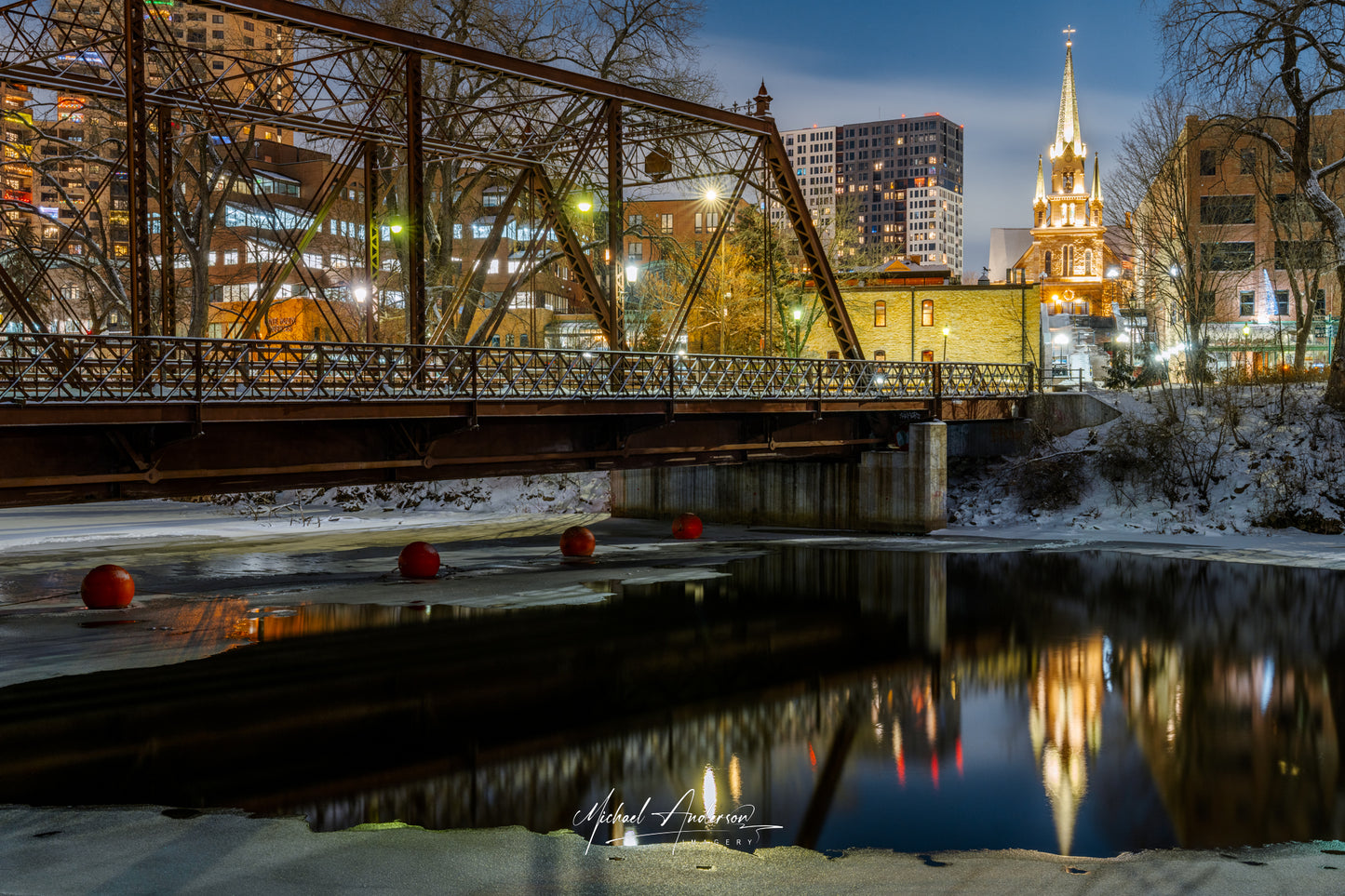 Merriam Street Bridge in Minneapolis