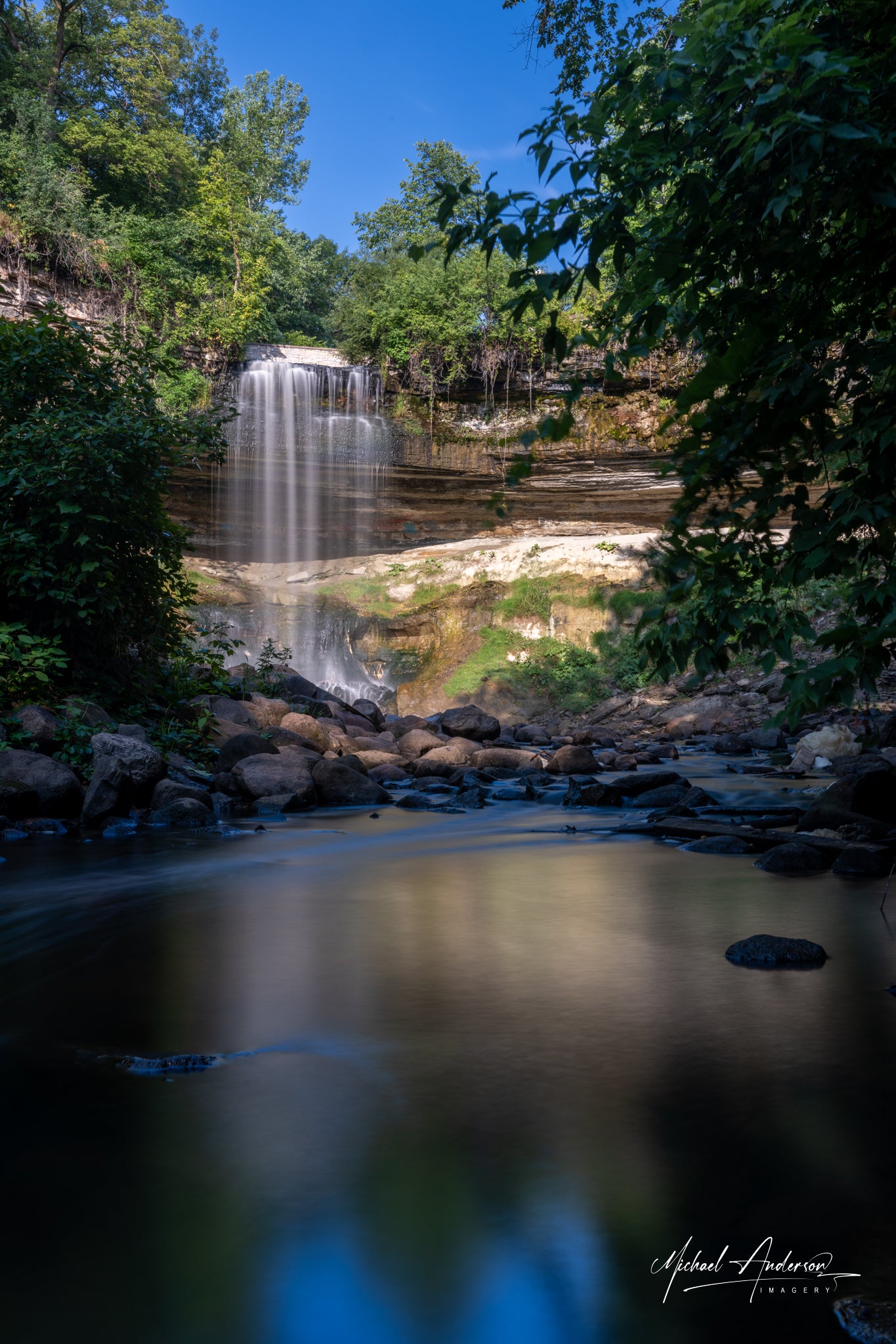 Morning Light at Minnehaha Falls