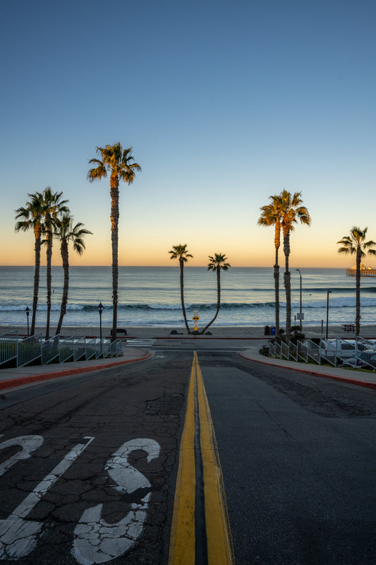 Pacific Ocean from Seagaze Drive in Oceanside