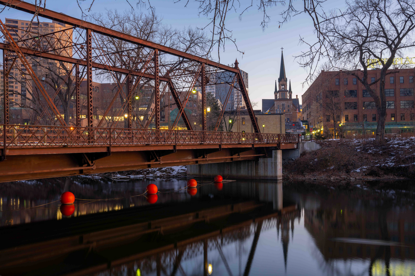 Merriam Street Bridge at Sunrise