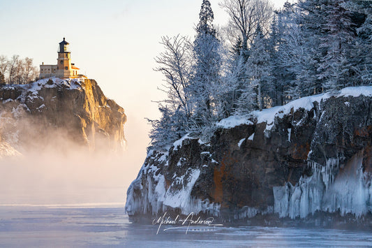 Split Rock Lighthouse at -21 F