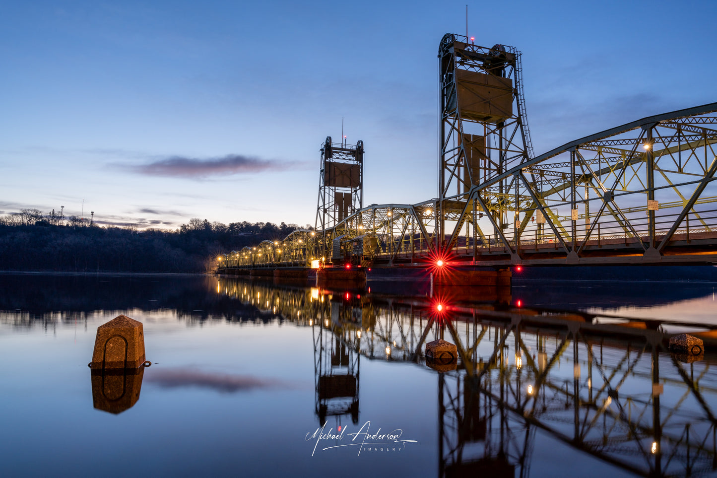 Stillwater Lift Bridge at Sunrise