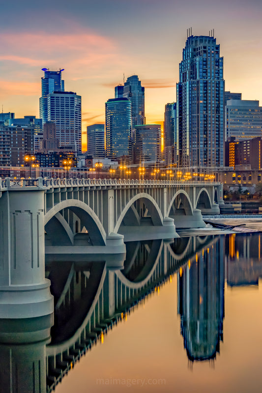 Reflections of 3rd Ave Bridge