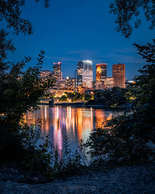 Blue Hour at Boom Island