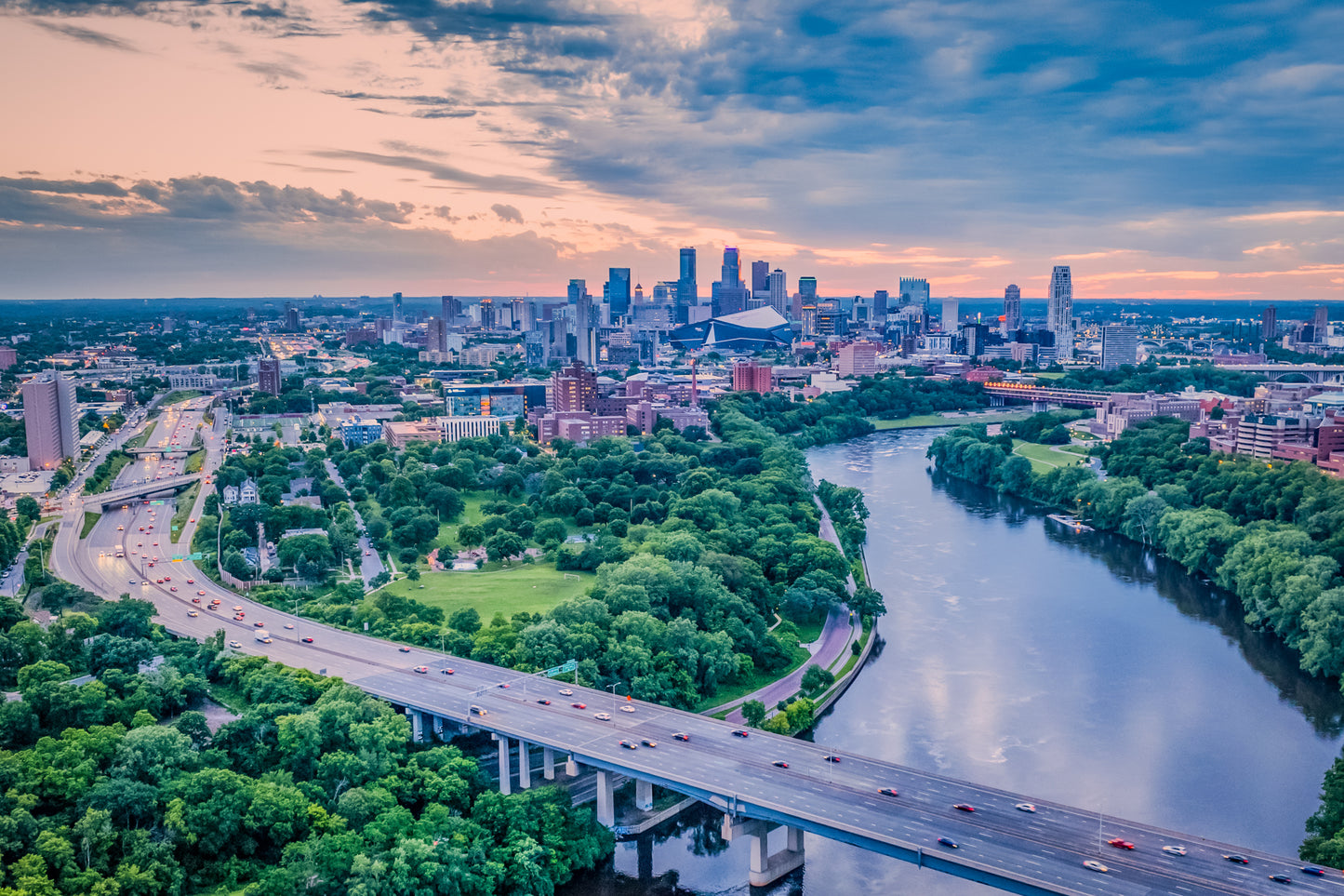 Minneapolis Summer Sunset