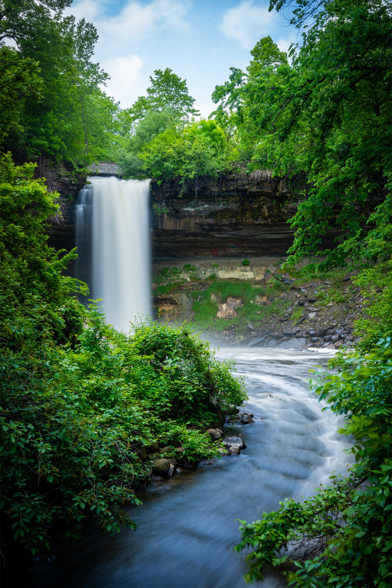 Minnehaha Falls Flowing Strong