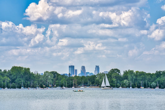 Lake Nokomis on a Summer Afternoon