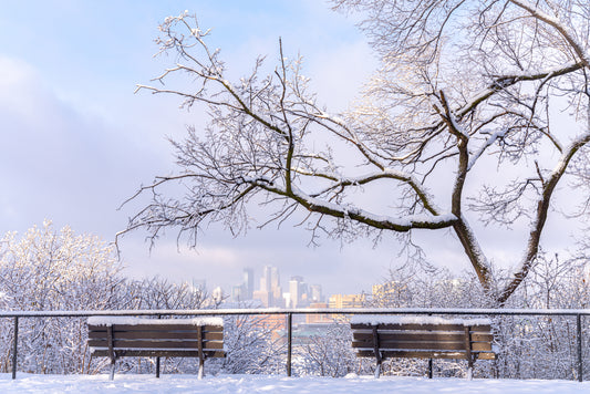 Minneapolis Skyline in the Winter - Color