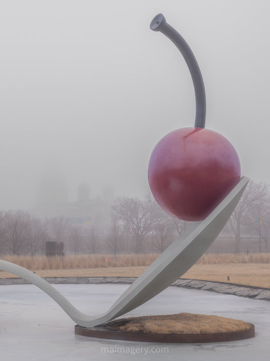 Spoon and Cherry in the Fog