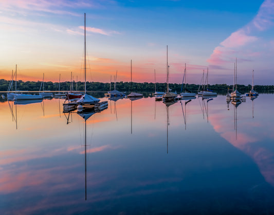 Serene Sunrise on Lake Harriet