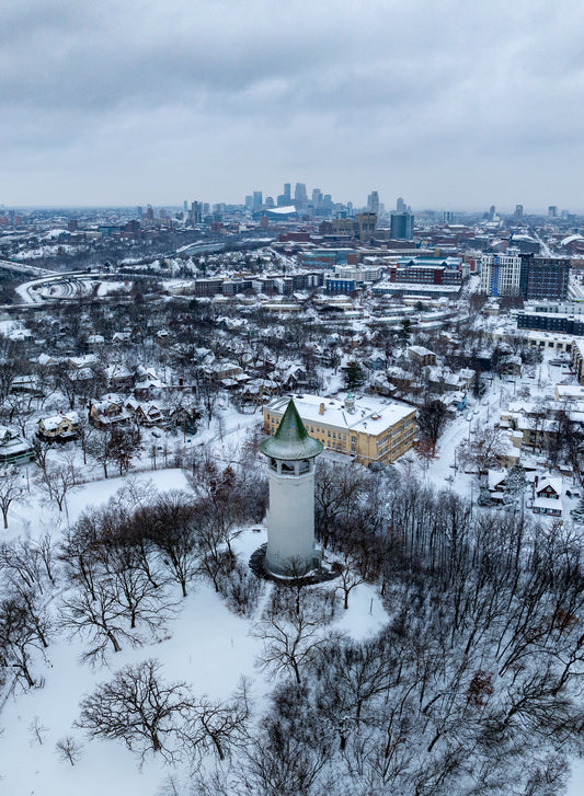 Witch's Hat Tower after a Fresh Snowfall