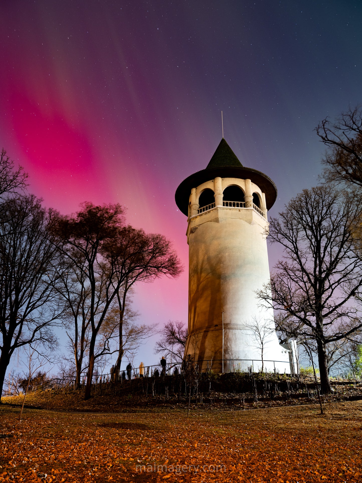 Northern Lights Pillars at the Witch's Tower