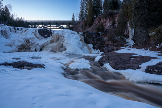 Gooseberry Falls in Early Spring