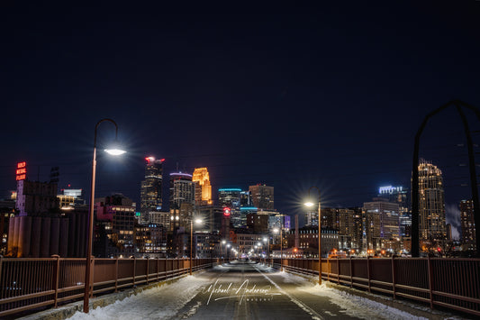 Stone Arch Bridge into Minneapolis